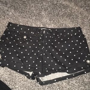 Black Polka Dot Shorts